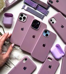 iPhone Premium Quality Silicone Case(muave color)