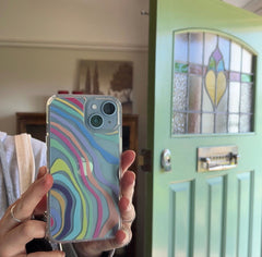 Introducing our Colorful Abstract Lines Clear Customise Case, a vibrant canvas for your phone. This dynamic design is compatible with all major phone models. Write your phone model below