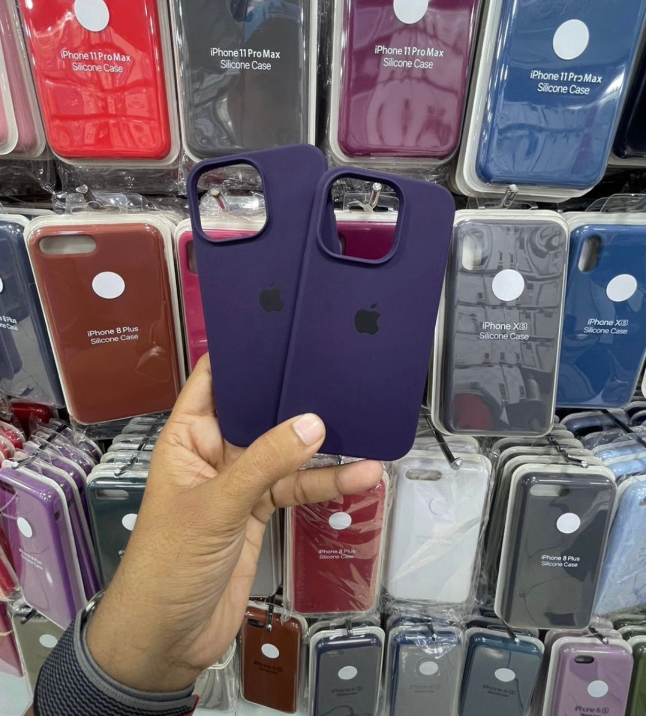 iPhone Premium Quality Silicone Case (Deep Purple color)