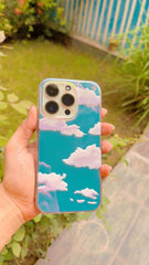 Cloud holographic case for iPhone
